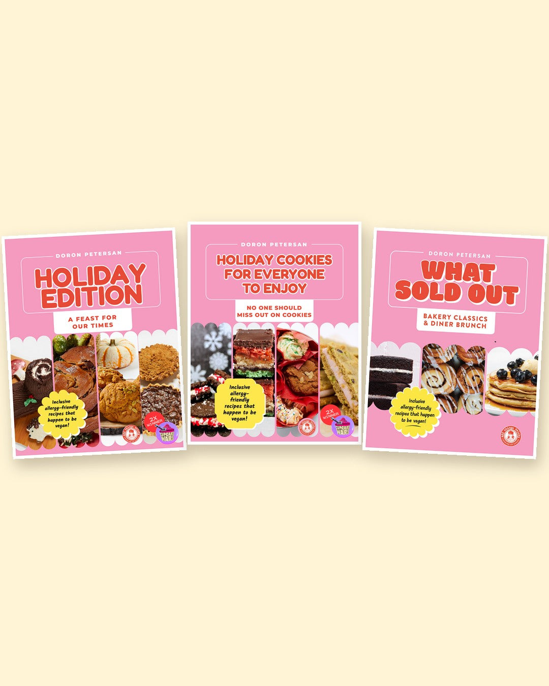 Holiday Edition, Holiday Cookies for Everyone to Enjoy, and What Sold Out ebook covers